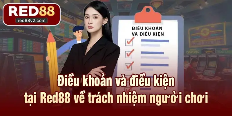 Điều khoản và điều kiện tại Red88 về trách nhiệm người chơi